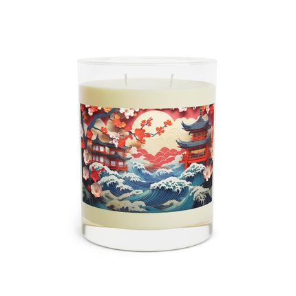 Twilight Serenity Scented Candle - Full Glass, 11oz - The White Tea & Fig, The Lavender & Sage, and The Ocean Mist & Moss