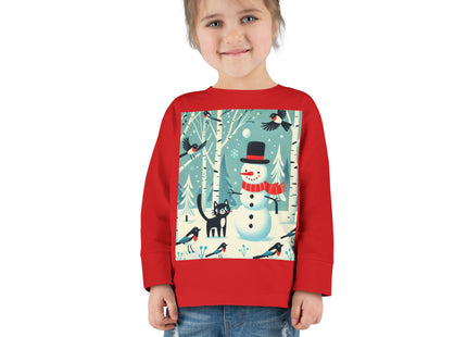 Frosty Forest Friends Toddler Long Sleeve Tee