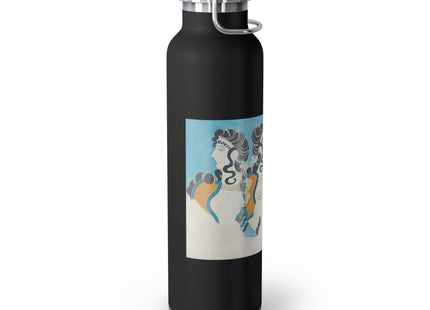 Reproduction of Ladies in Blue by Emile Gilliéron Copper Vacuum Insulated Bottle, 22oz