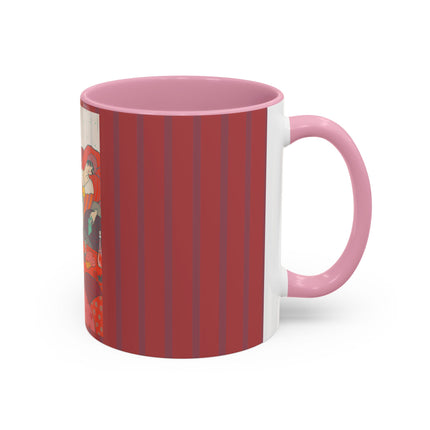 Les Coussins by Georges Lepape Colorful Mugs (11oz, 15oz)