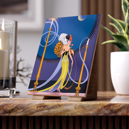 Smoke and Secrets Ceramic Tile