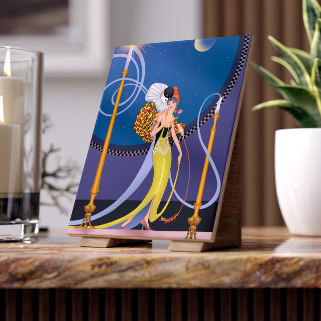Smoke and Secrets Ceramic Tile
