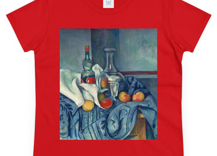 The Peppermint Bottle by Paul Cézanne Women's Midweight Cotton Tee
