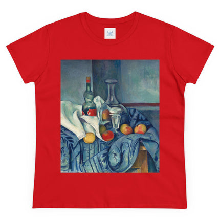 The Peppermint Bottle by Paul Cézanne Women's Midweight Cotton Tee