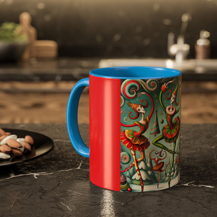Christmas Ballet of the Absurd Colorful Mugs (11oz, 15oz)