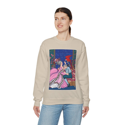 The Jealous Parrot by George Barbier Heavy Blend™ Crewneck Sweatshirt