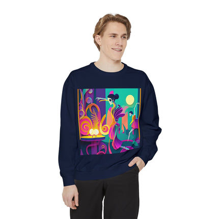 Dance of the Skeleton Ballerinas Unisex Garment-Dyed Sweatshirt
