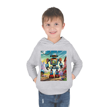 The Rusty Robot Toddler Pullover Fleece Hoodie