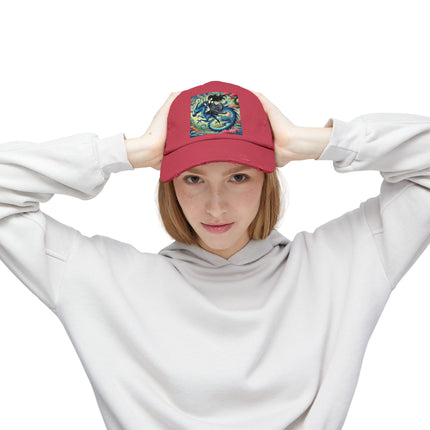 Mystic Guardian of the Sky Unisex Distressed Cap