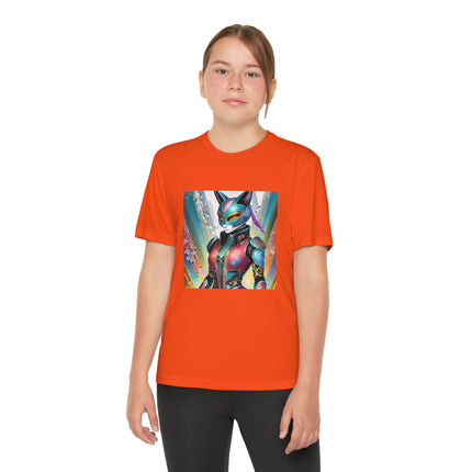 Cyberpunk Chic Youth Competitor Tee