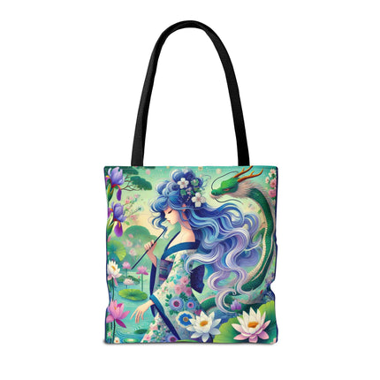Fairy of the Koi Pond Tote Bag – Mystical Harmony & Pond Enchantment