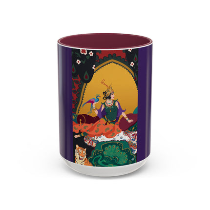 The Jewel Pavilion Colorful Mug (11oz, 15oz) – Royal Elegance, Peacock Beauty & Jewel-Toned Splendor