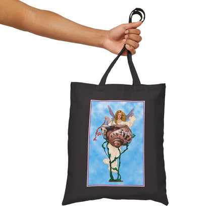 Enchanting Serenity Cotton Canvas Tote Bag