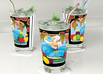 Blooms and Chicks Glass, 16oz