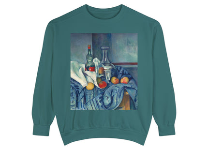 The Peppermint Bottle by Paul Cézanne Unisex Garment-Dyed Sweatshirt