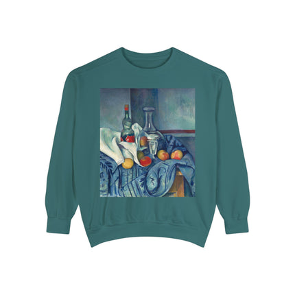 The Peppermint Bottle by Paul Cézanne Unisex Garment-Dyed Sweatshirt