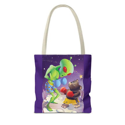 Cosmic Clash Tote Bag (AOP)