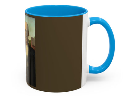 American Gothic by Grant Wood Colorful Mugs (11oz, 15oz)