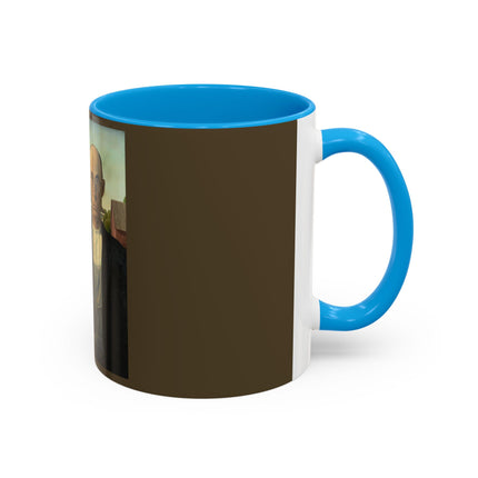 American Gothic by Grant Wood Colorful Mugs (11oz, 15oz)