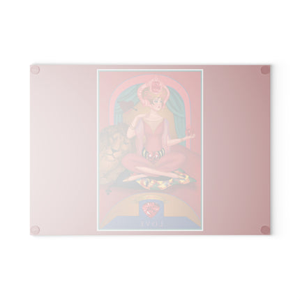 July & Ruby Zodiac Glass Cutting Board