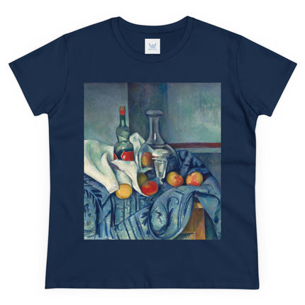 The Peppermint Bottle by Paul Cézanne Women's Midweight Cotton Tee