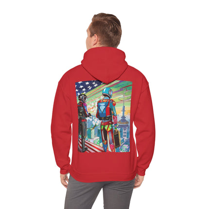 NSA Cyber Punk Computer Hacking Team – Heavy Blend™ Hooded Sweatshirt