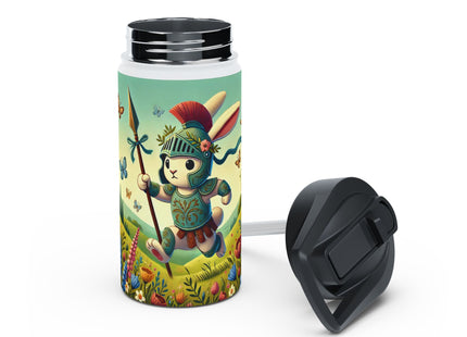 Rabbit Gladiator Stainless Steel Water Bottle, Standard Lid
