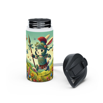 Rabbit Gladiator Stainless Steel Water Bottle, Standard Lid