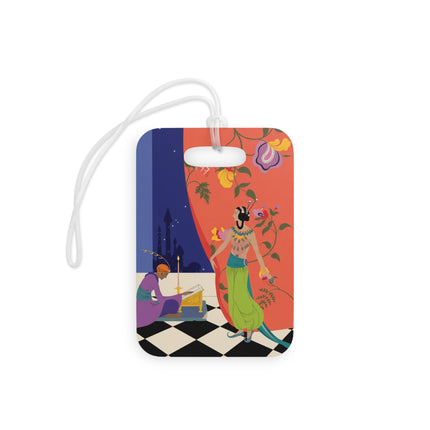 Midnight Arabian Reverie Luggage Tag – Mystical Elegance & Enchanted Nights