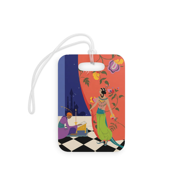 Midnight Arabian Reverie Luggage Tag – Mystical Elegance & Enchanted Nights