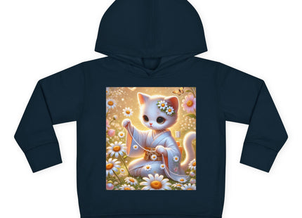 Daisy Chain Whimsy Toddler Pullover Fleece Hoodie