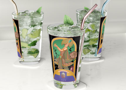 October & Opal, Tourmaline Zodiac Pint Glass