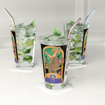 October & Opal, Tourmaline Zodiac Pint Glass