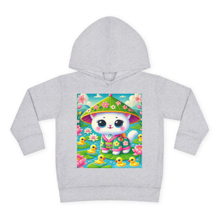 Lily Pond Stroll Toddler Pullover Fleece Hoodie
