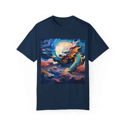A Dragon's Ascent Unisex Garment-Dyed T-shirt