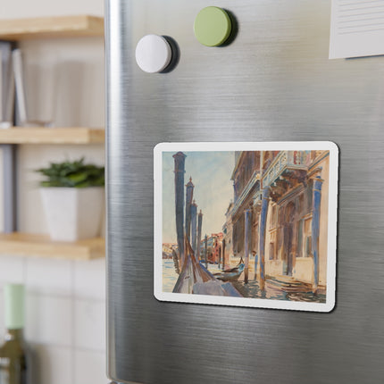 Gondola Moorings on the Grand Canal by John Singer Sargent Die-Cut Magnets (5 Sizes)