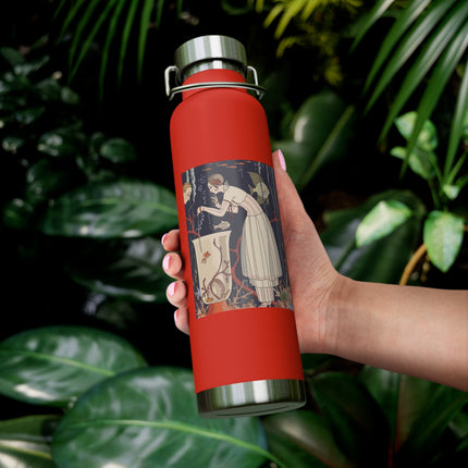 L'Etourdissant Petit Poisson (The Dazzling Little Fish) by George Barbier Copper Vacuum Insulated Bottle, 22oz