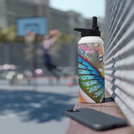 Cyberpunk Chic Stainless Steel Water Bottle