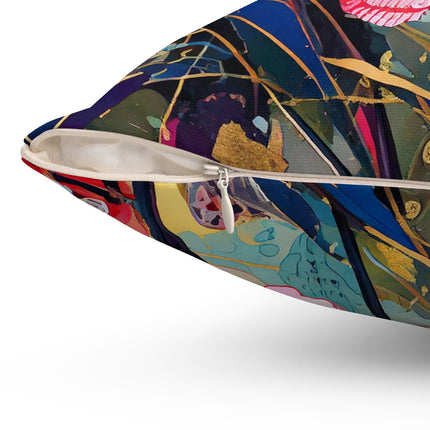 Ethereal Irises Spun Polyester Square Pillow