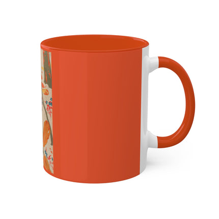 Book Illustration by Hashiguchi Goyō Colorful Mugs, 11oz