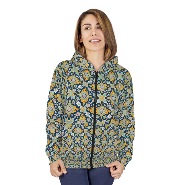 Arabesques by Émile Prisse d'Avennes Zip Hoodie (AOP)