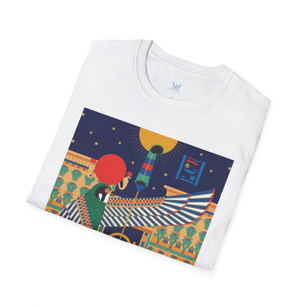 Winged Sun Disc & Falcon T-Shirt – Emblem of Hermes Trismegistus