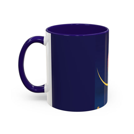 Moonlit Reflections Colorful Mug (11oz, 15oz) – Celestial Elegance, Art Deco Beauty & Dreamy Style