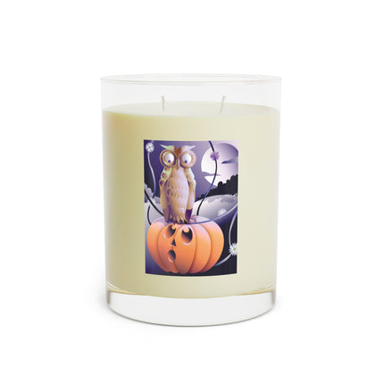 The Startled Pumpkin Scented Candle - Full Glass, 11oz