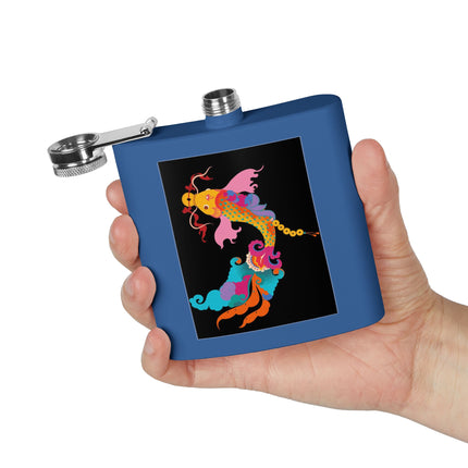 Golden Koi Flask – Lucky Swim & Vibrant Fortune