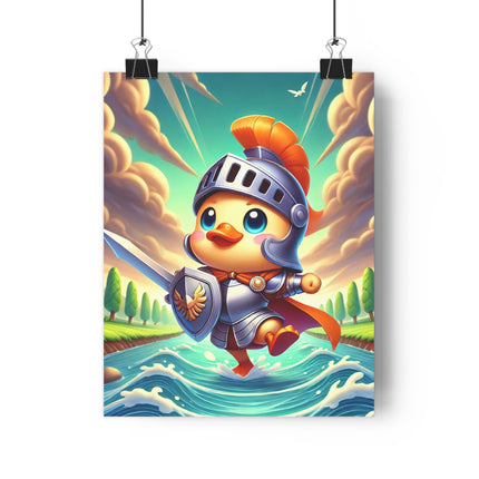 Valiant Duck Giclée Art Print