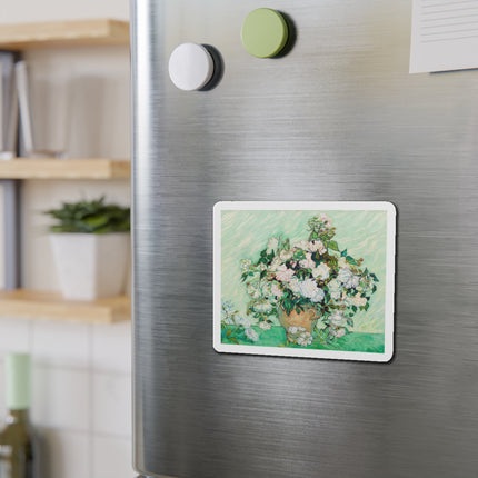 Roses by Vincent Van Gogh Die-Cut Magnets (5 Sizes)