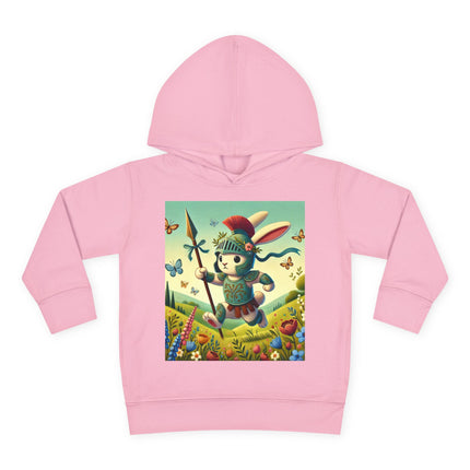 Rabbit Gladiator Toddler Pullover Fleece Hoodie