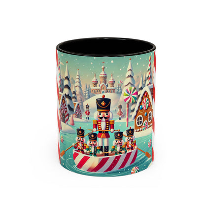 Nutcracker Candy-Striped Adventure Colorful Mugs (11oz, 15oz)