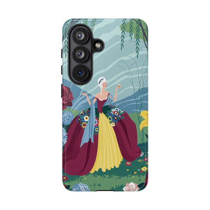 🌹🌿 The Willow Garden Promenade Phone Case – Art Deco Floral Elegance